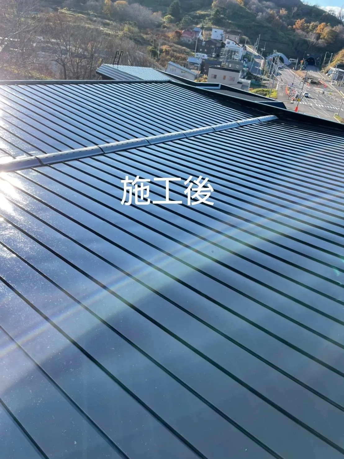 小樽市　戸建て 屋根塗装工事